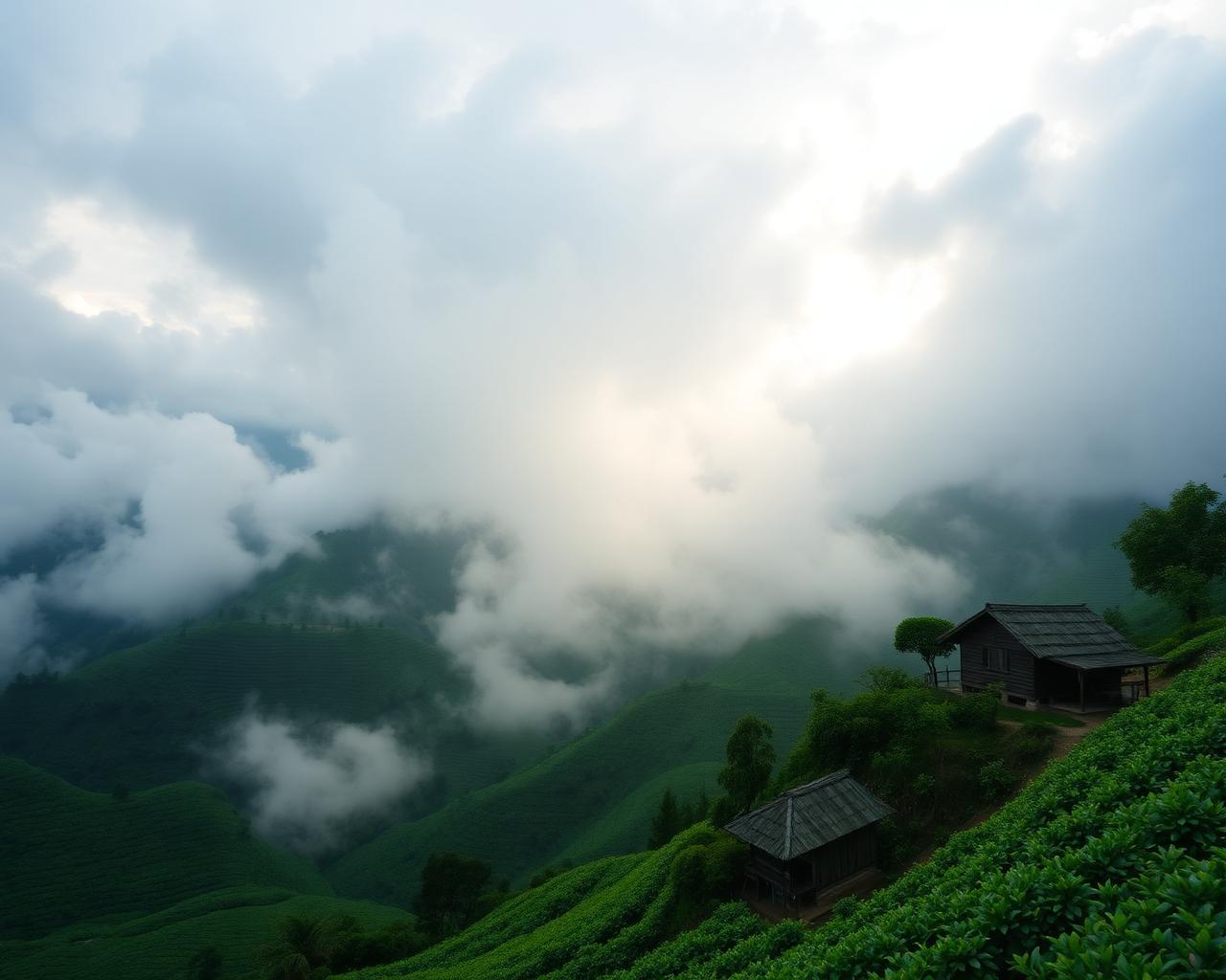 Indonesian coffee plantation